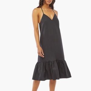 🆕 JustFab: Black Strappy Tier Dress